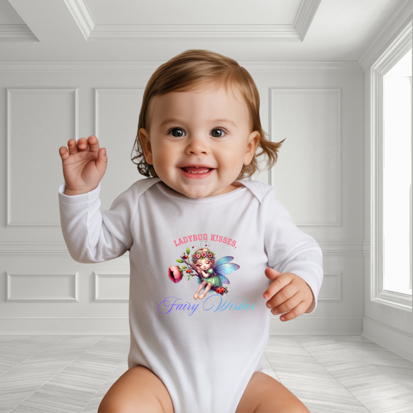 Fairy Wishes Infant Long Sleeve Onesie