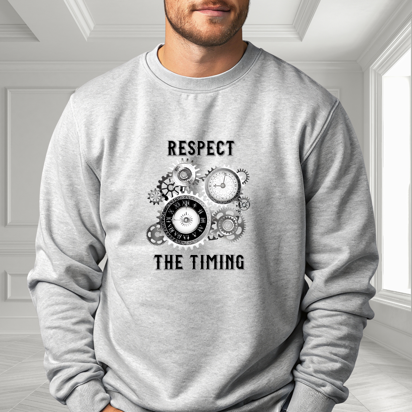 Respect The Timing Crewneck Sweatshirt