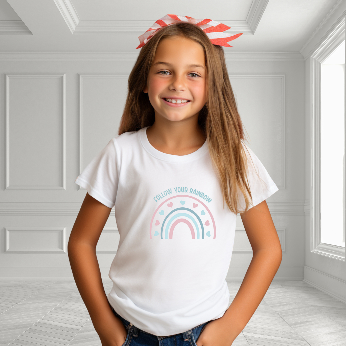 Follow Your Rainbow Kid's T-Shirt