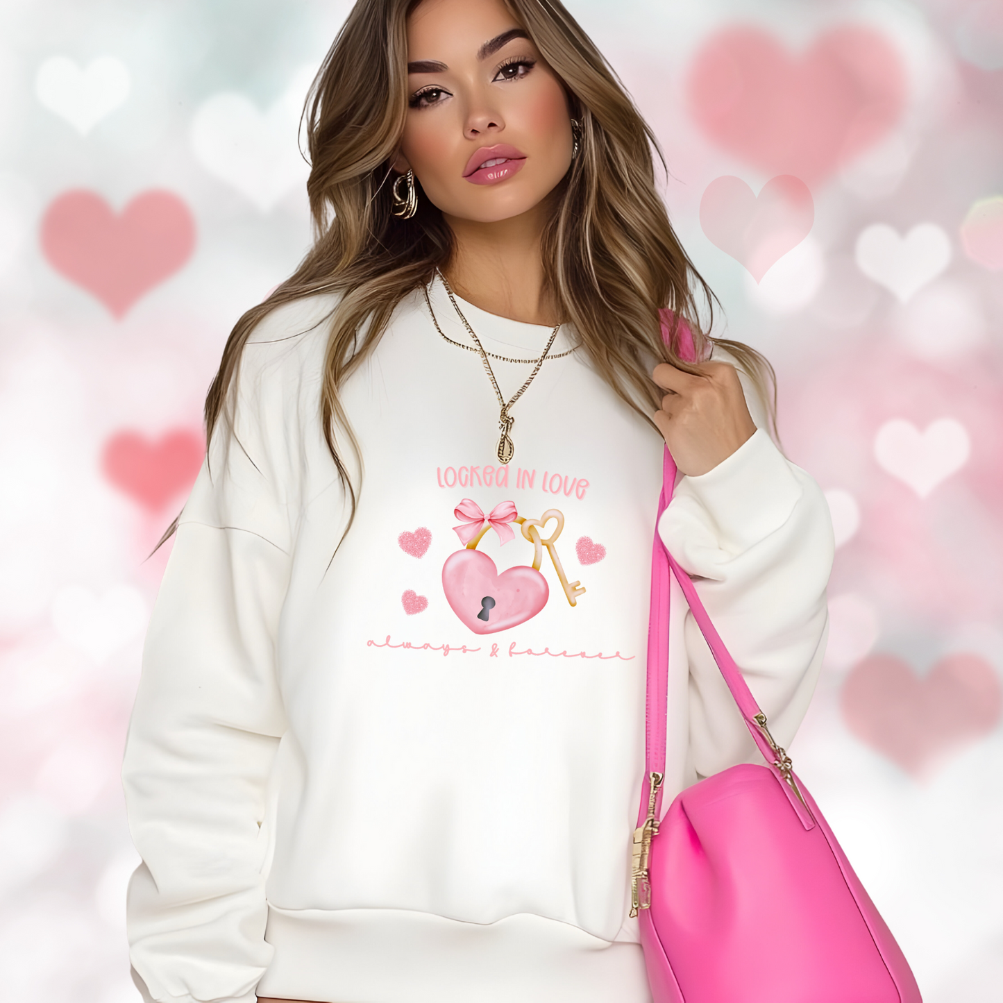 Locked In Love Crewneck Sweatshirt