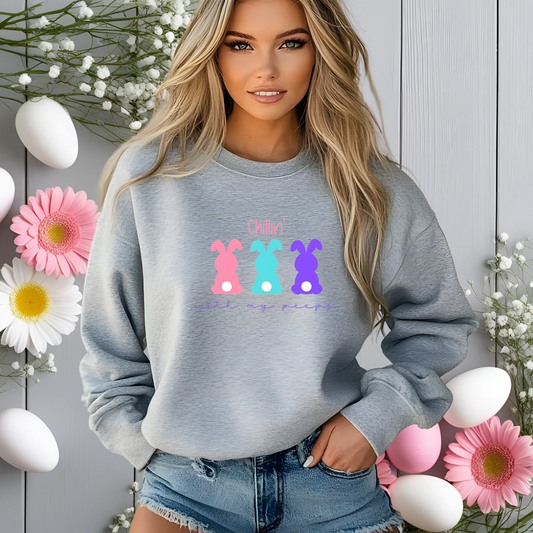 Chillin’ With My Peeps Crewneck Sweatshirt
