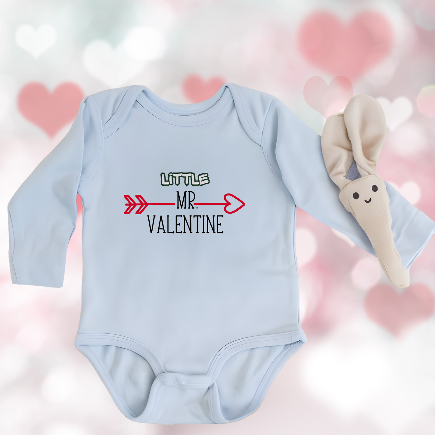 Little Mr. Valentine Infant Long Sleeve Onesie