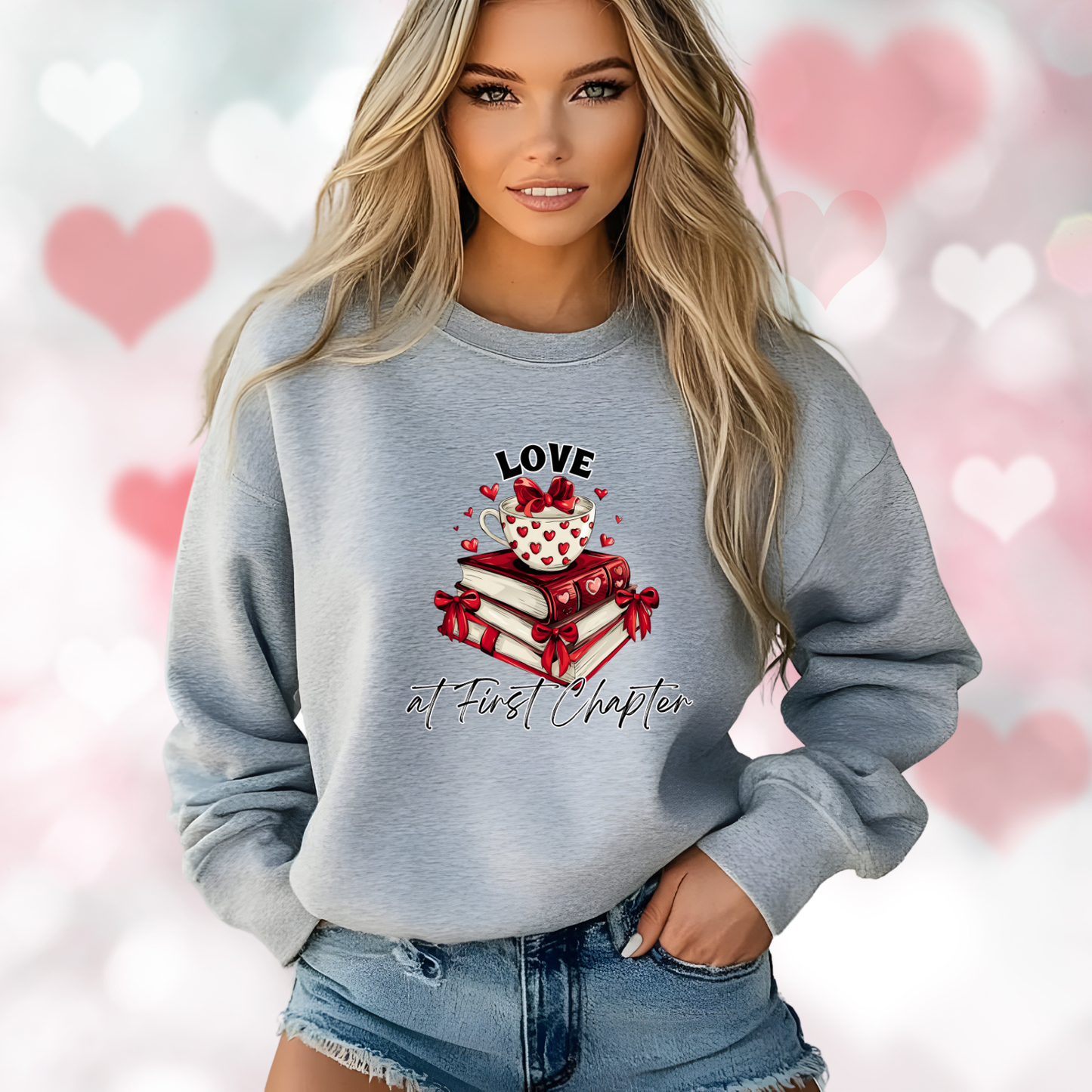 Love At First Chapter Crewneck Sweatshirt