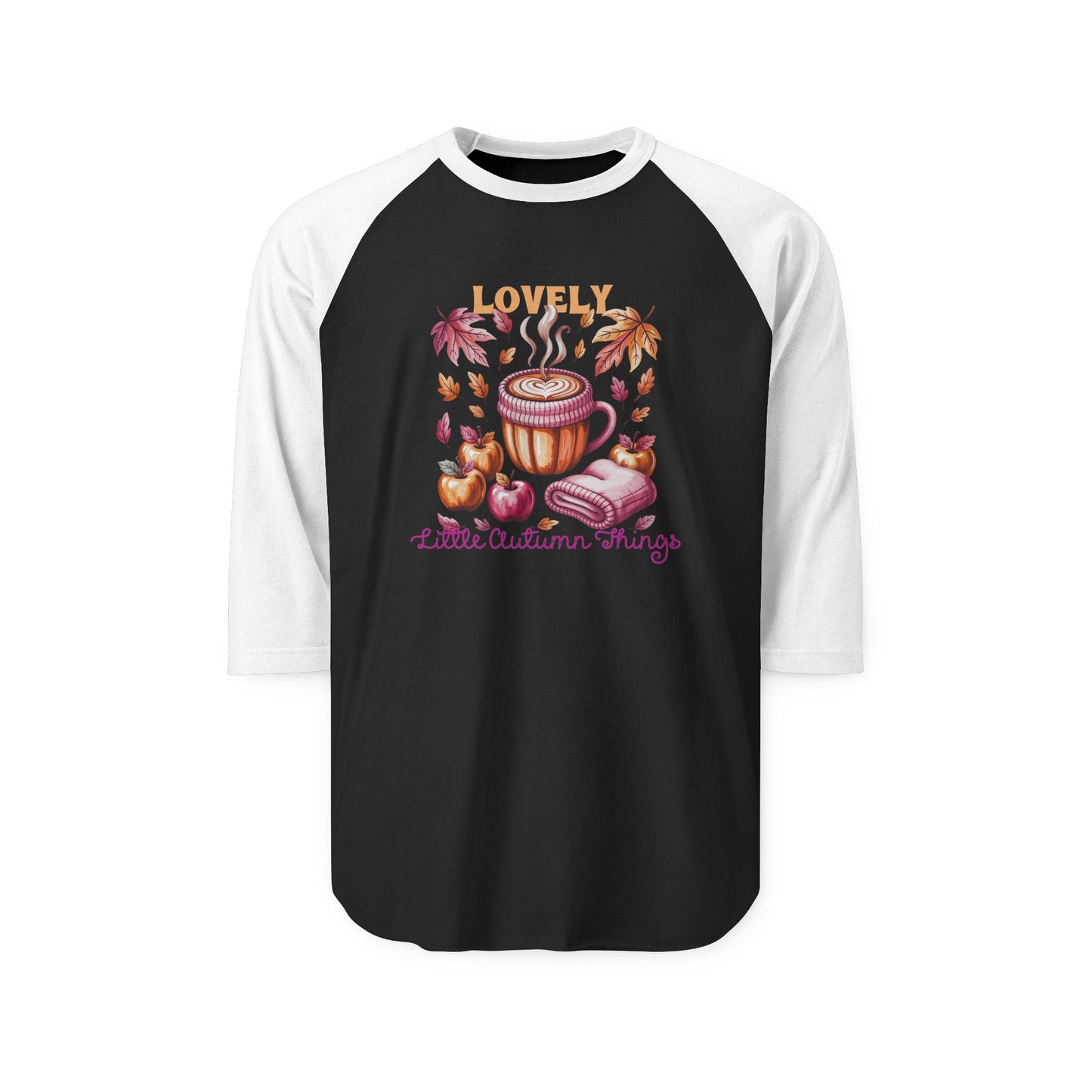 Lovely Little Autumn Things Baseball Tee