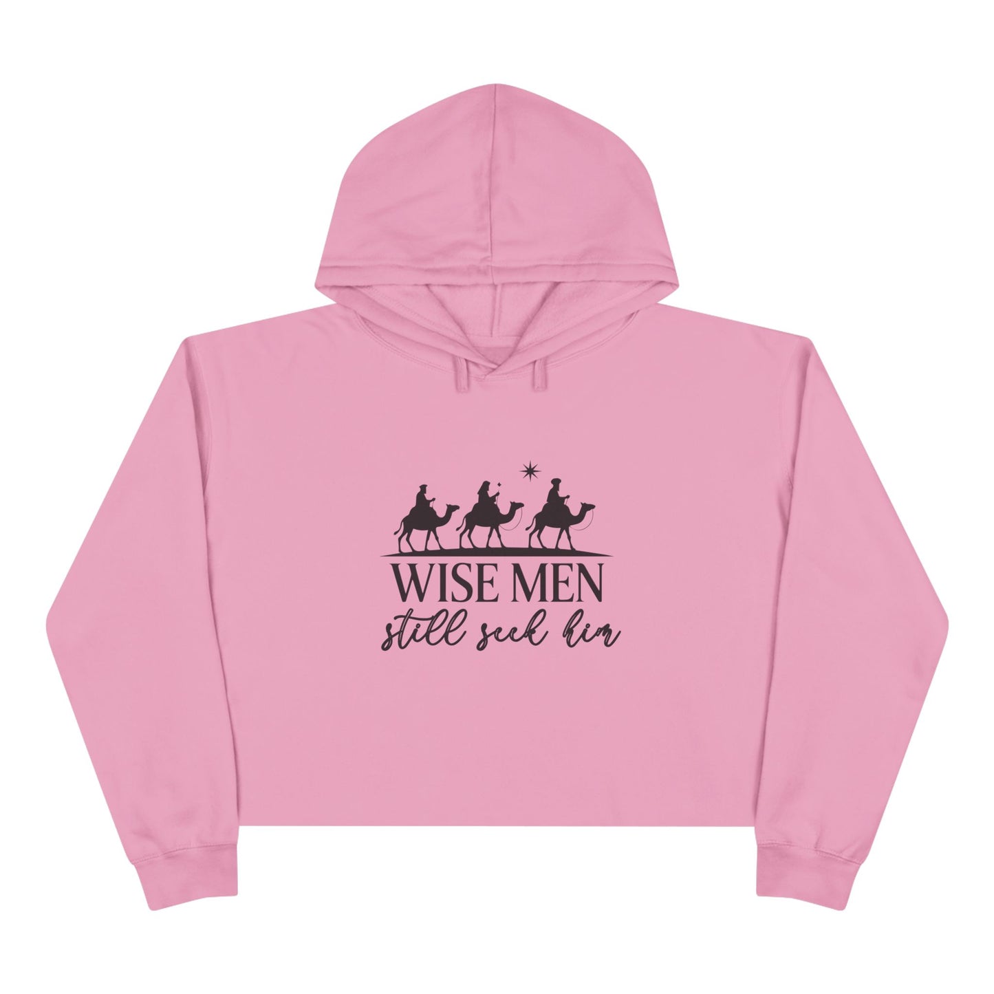 Wise Men Still Seek Him Crop Hoodie