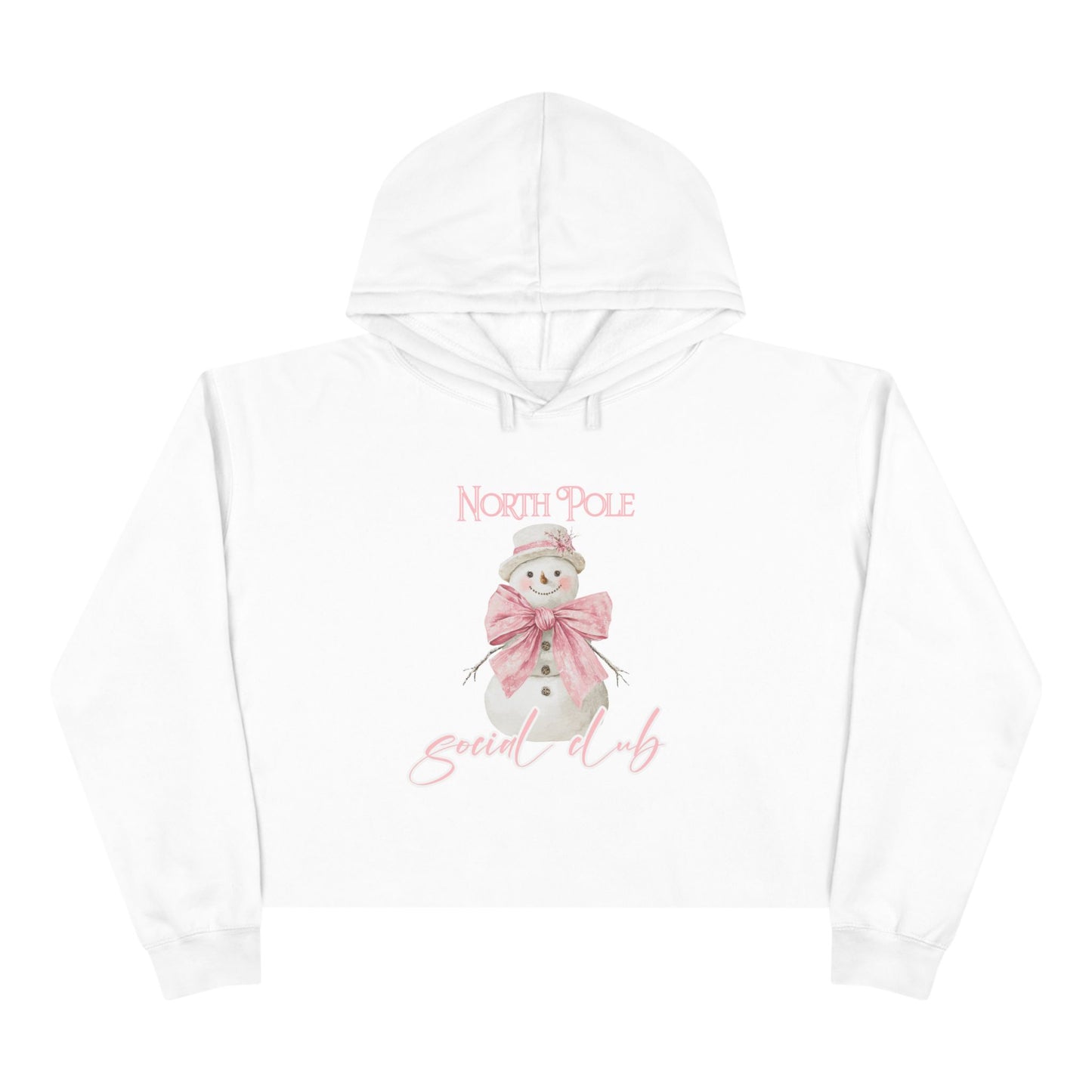 North Pole Social Club Crop Hoodie