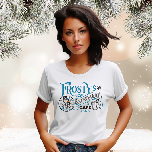 Frosty’s Snowflake Cafe T‑Shirt