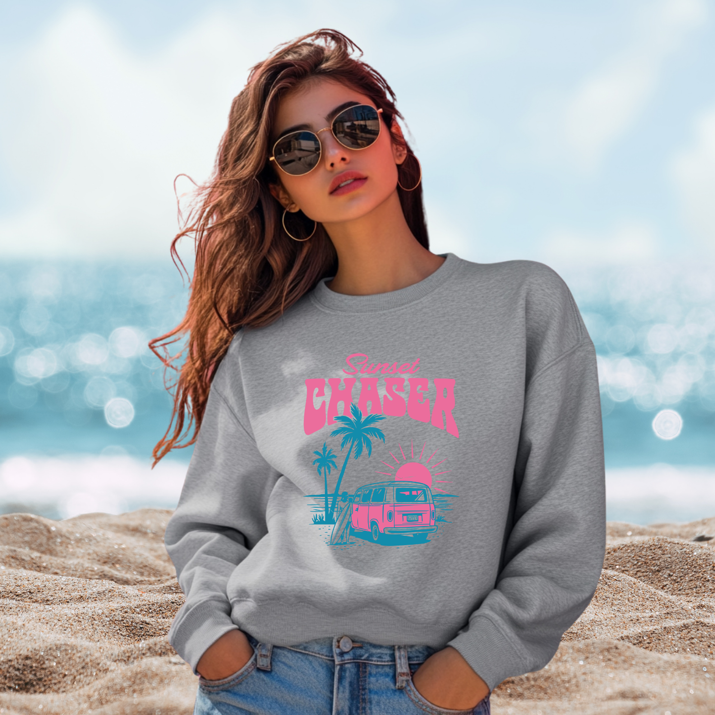 Sunset Chaser Crewneck Sweatshirt