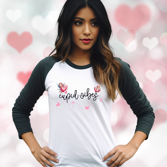 Cupid Vibes Baseball Tee