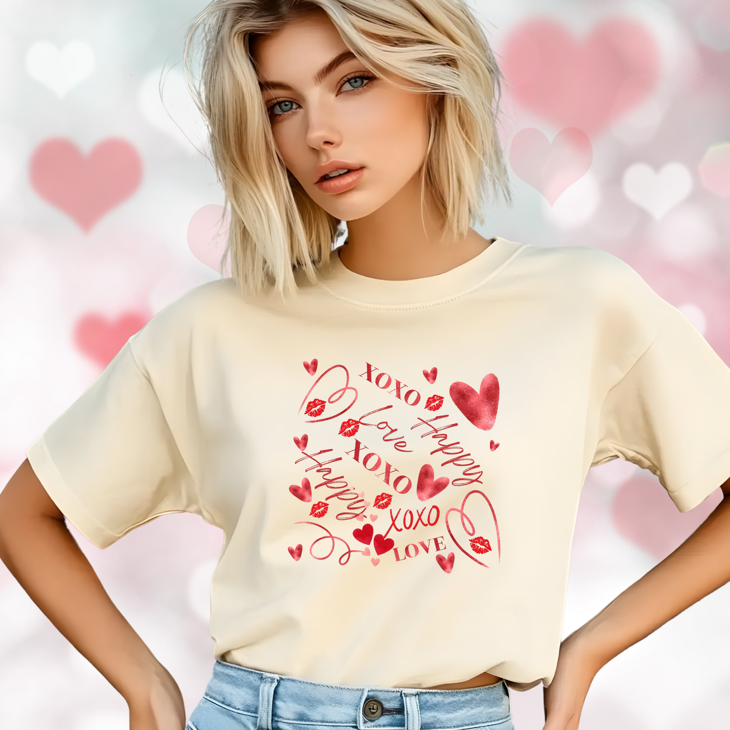Valentine Word Art T-Shirt