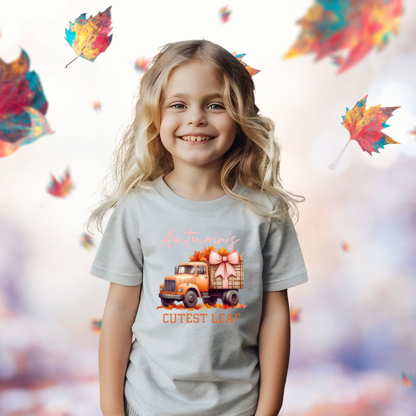 Autumn’s Cutest Leaf Kid’s T-Shirt