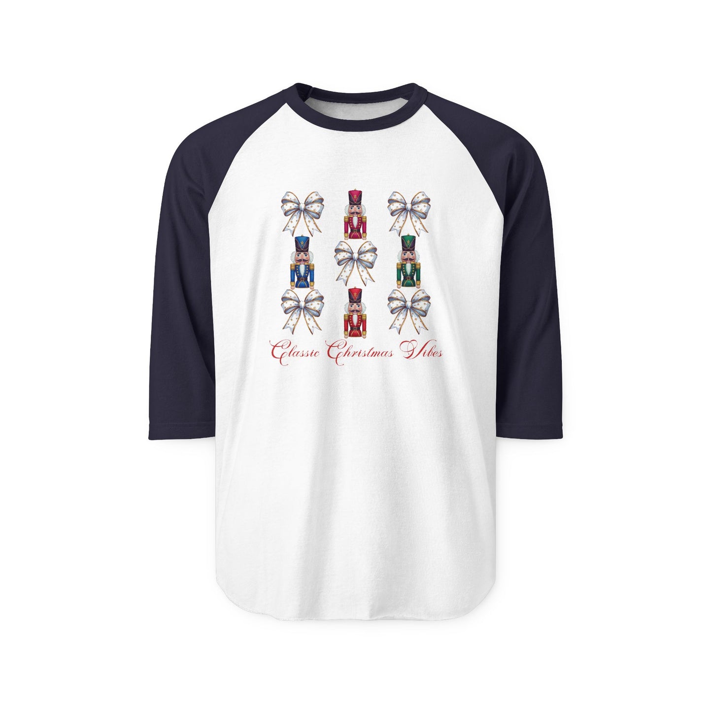 Classic Christmas Vibes Baseball Tee