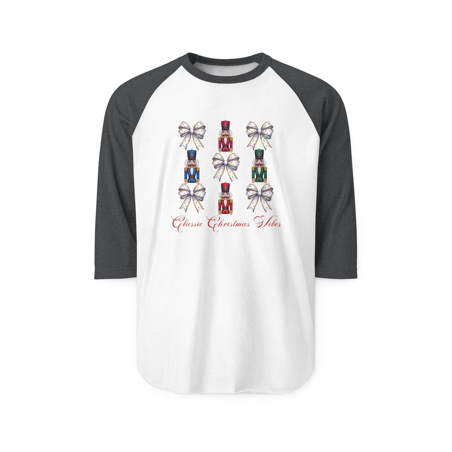 Classic Christmas Vibes Baseball Tee