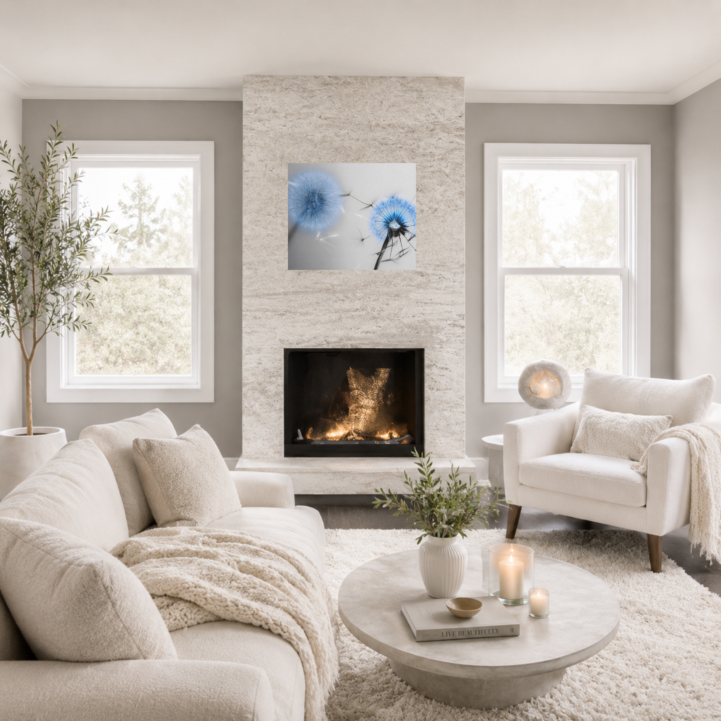 Where Wishes Bloom Canvas Wall Art