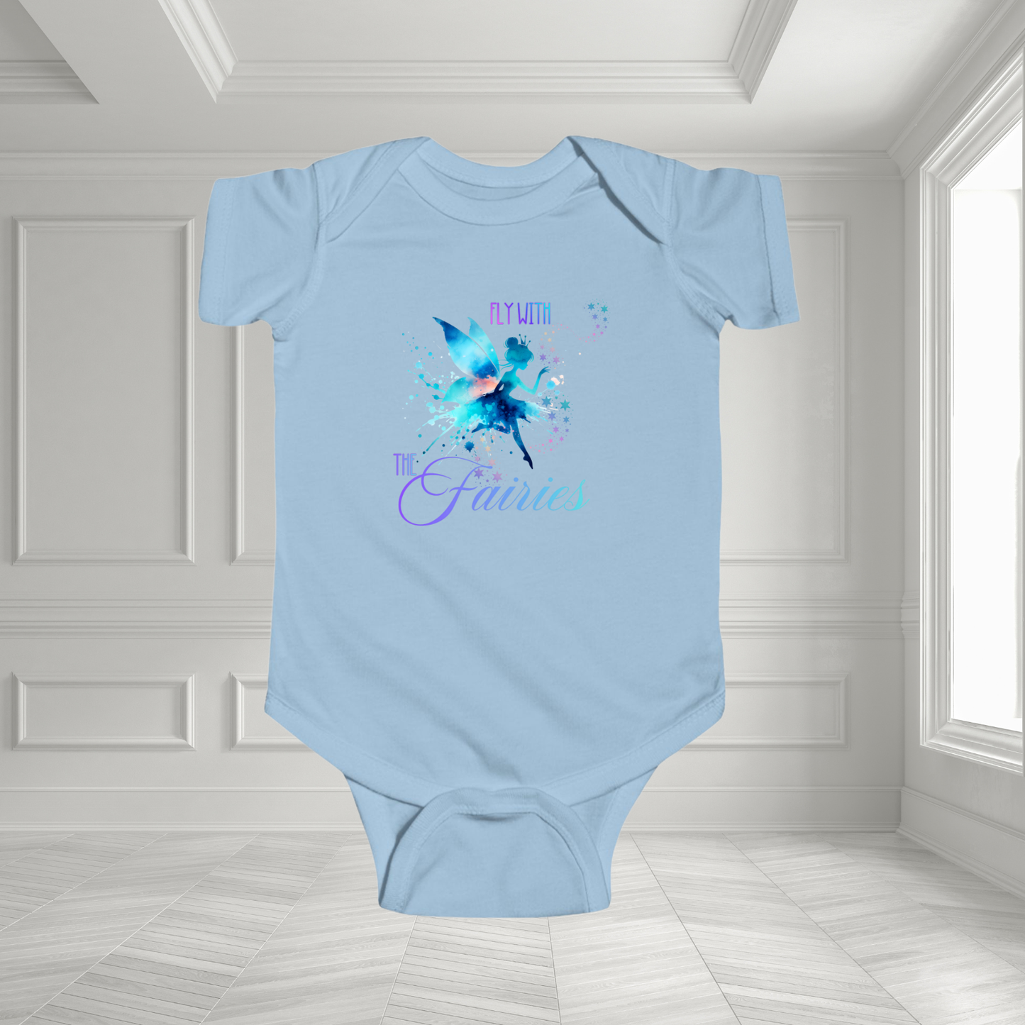 Fly With The Fairies Infant Short Sleeve Onesie