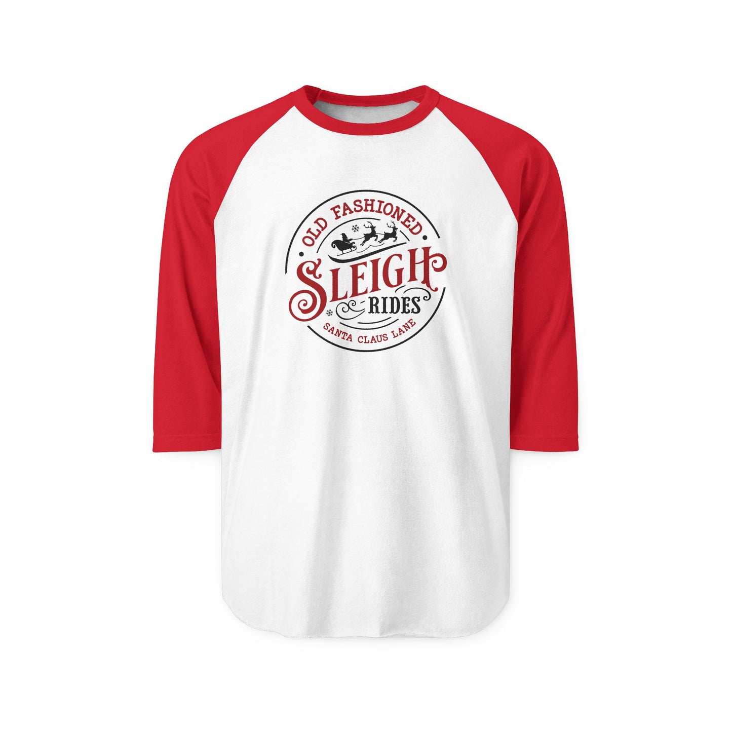 Old Fashioned Sleigh Rides Baseball Tee