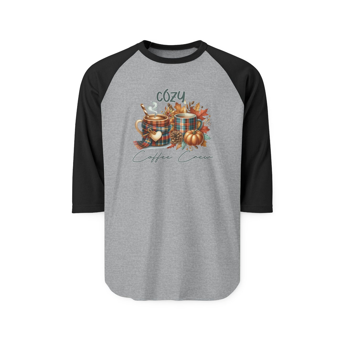 Cozy Coffee Crew Baseball Tee