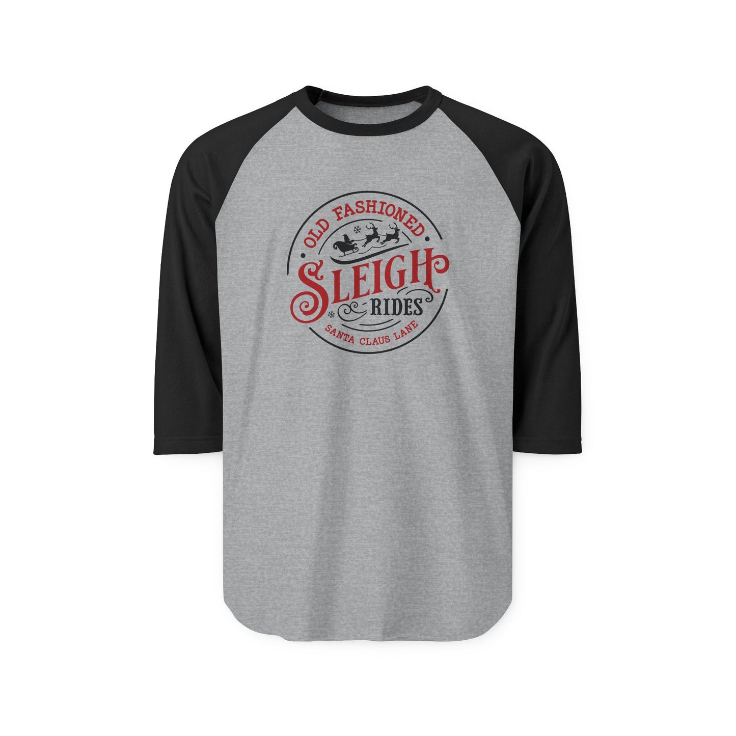 Old Fashioned Sleigh Rides Baseball Tee