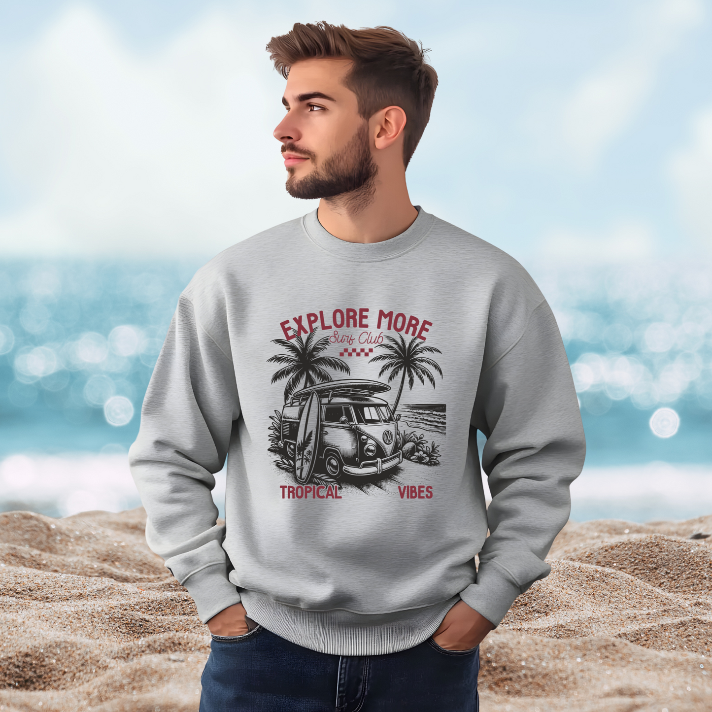 Explore More Crewneck Sweatshirt