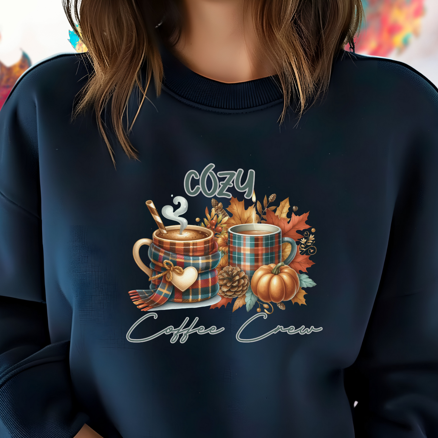 Cozy Coffee Crew Crewneck Sweatshirt