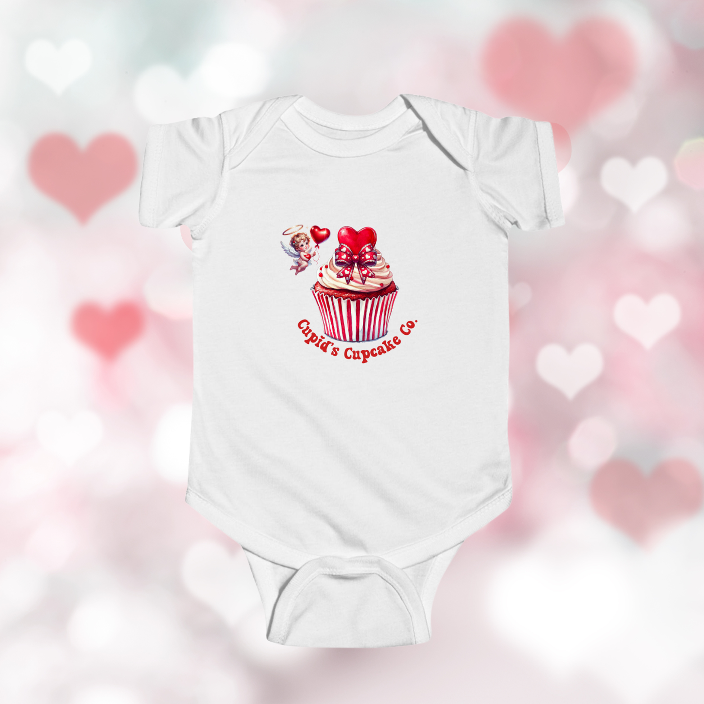 Cupid’s Cupcake Co. Infant Short Sleeve Onesie