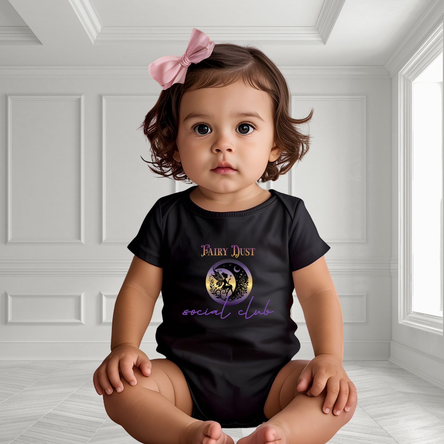 Fairy Dust Social Club Infant Short Sleeve Onesie