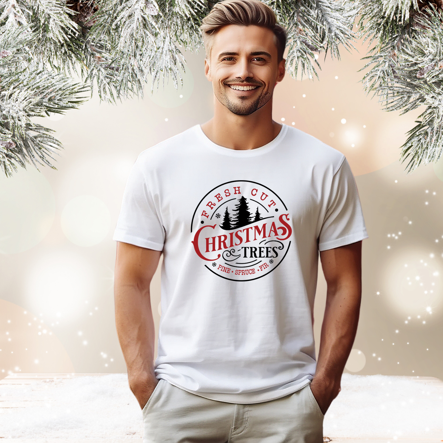 Fresh Cut Christmas Trees T-Shirt