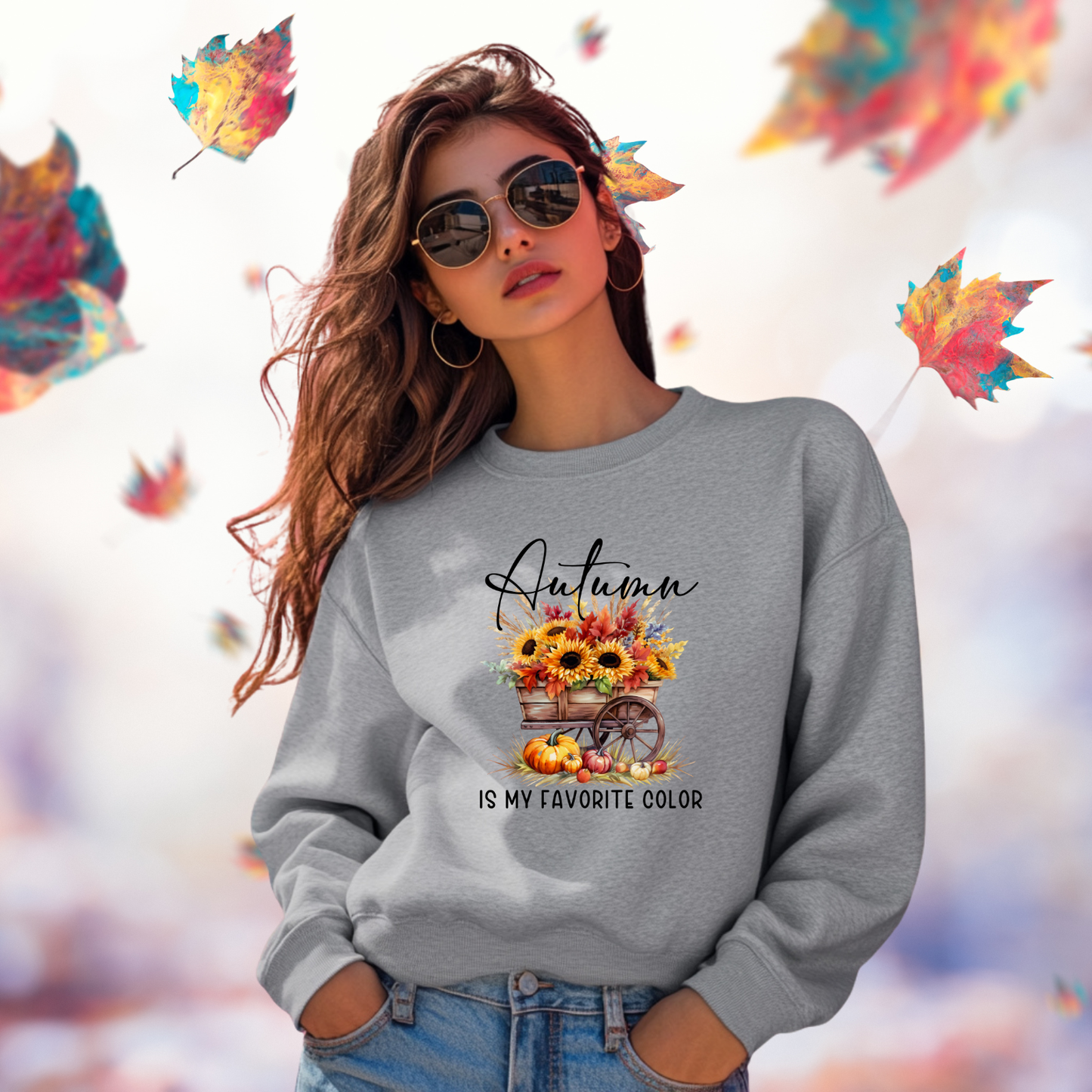 Autumn Is My Favorite Color Crewneck Sweatshirt