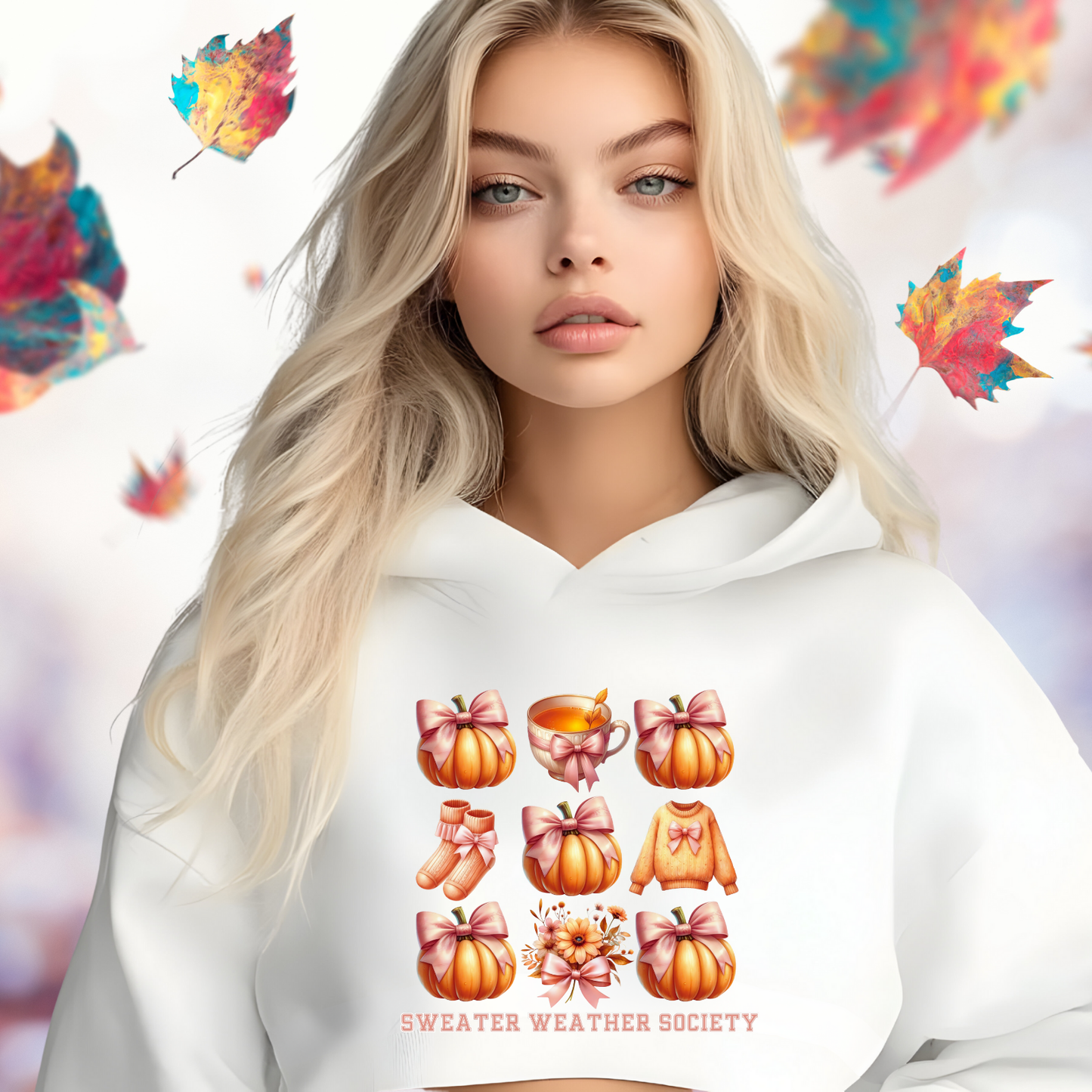 Sweater Weather Society Crop Hoodie