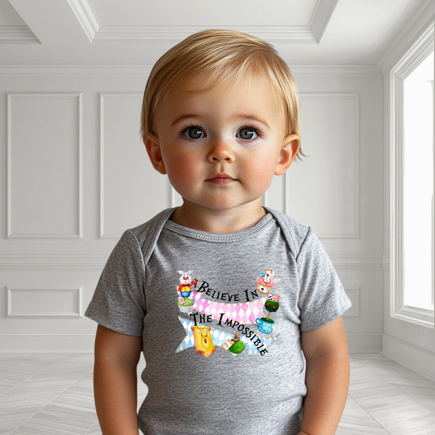 Believe In The Impossible Infant Short Sleeve Onesie