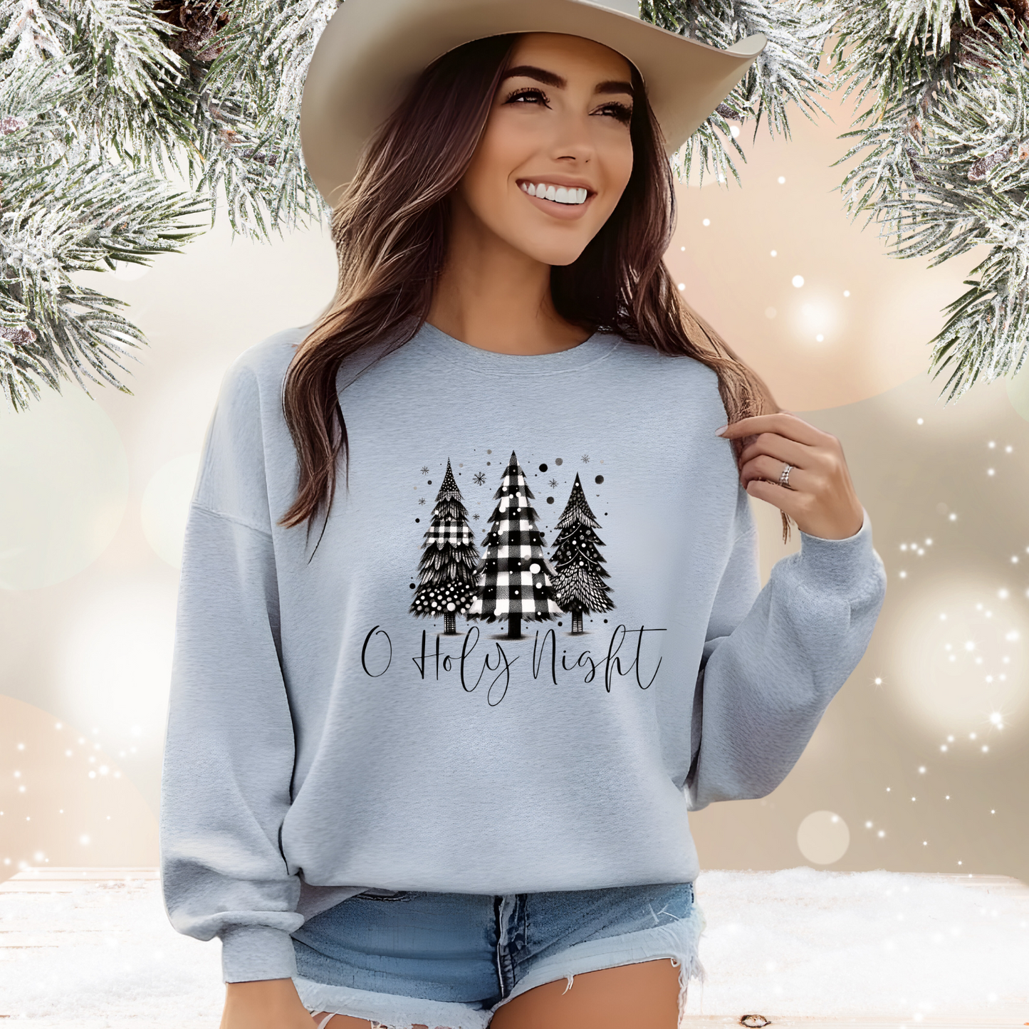 O Holy Night Crewneck Sweatshirt