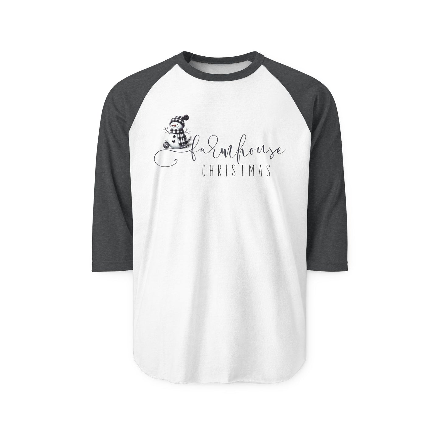 Farmhouse Christmas Baseball Tee
