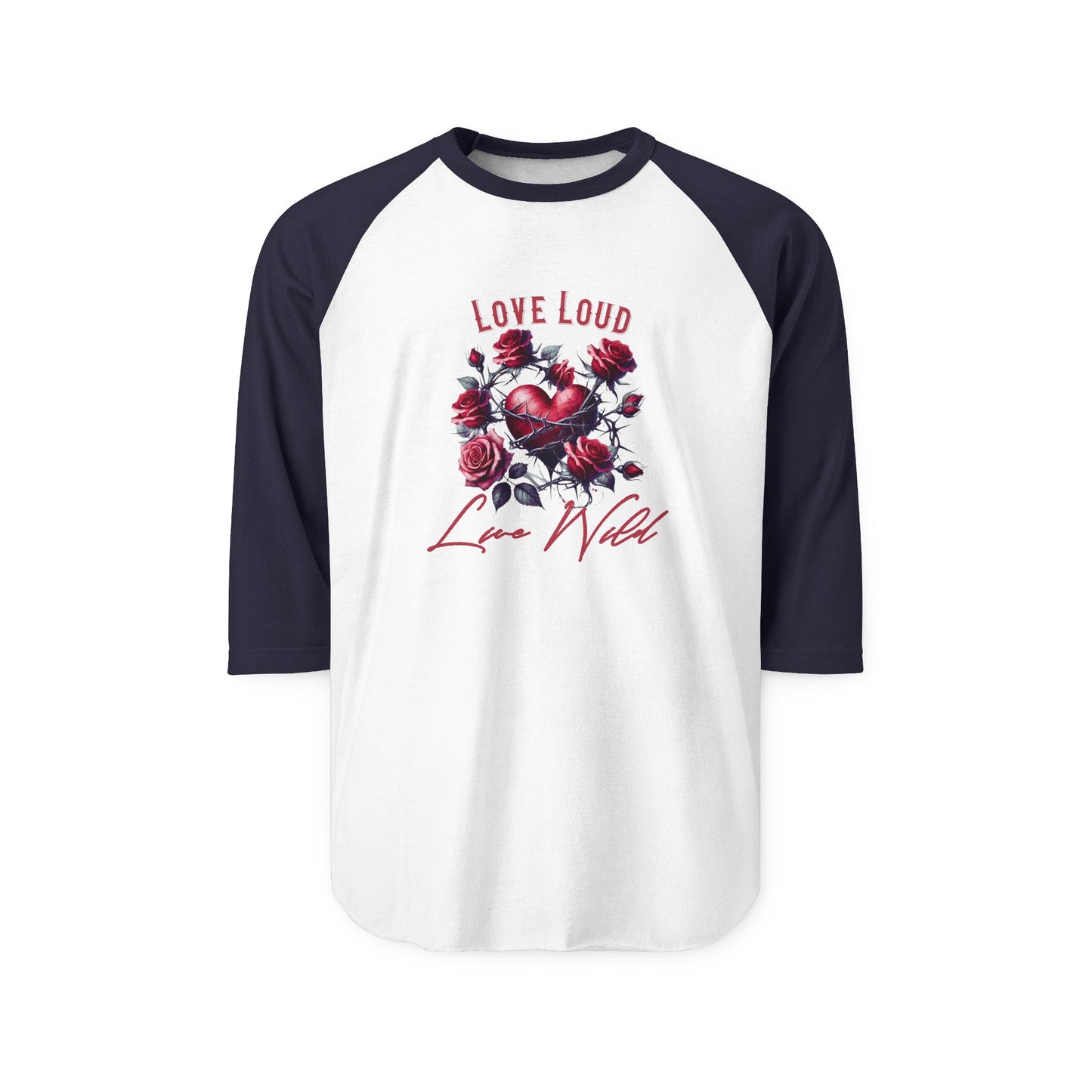 Love Loud Live Wild Baseball Tee