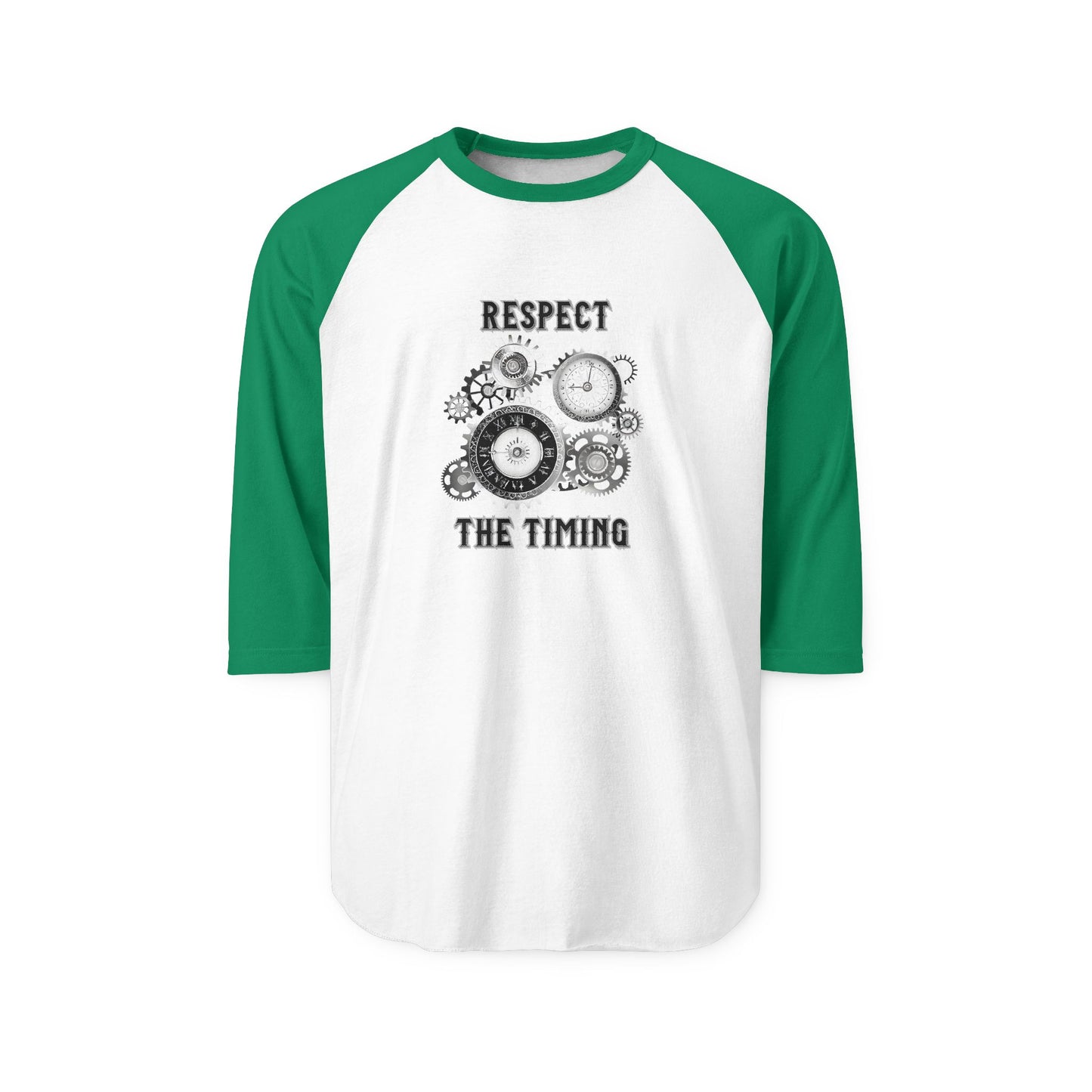 Respect The Timing Baseball Tee