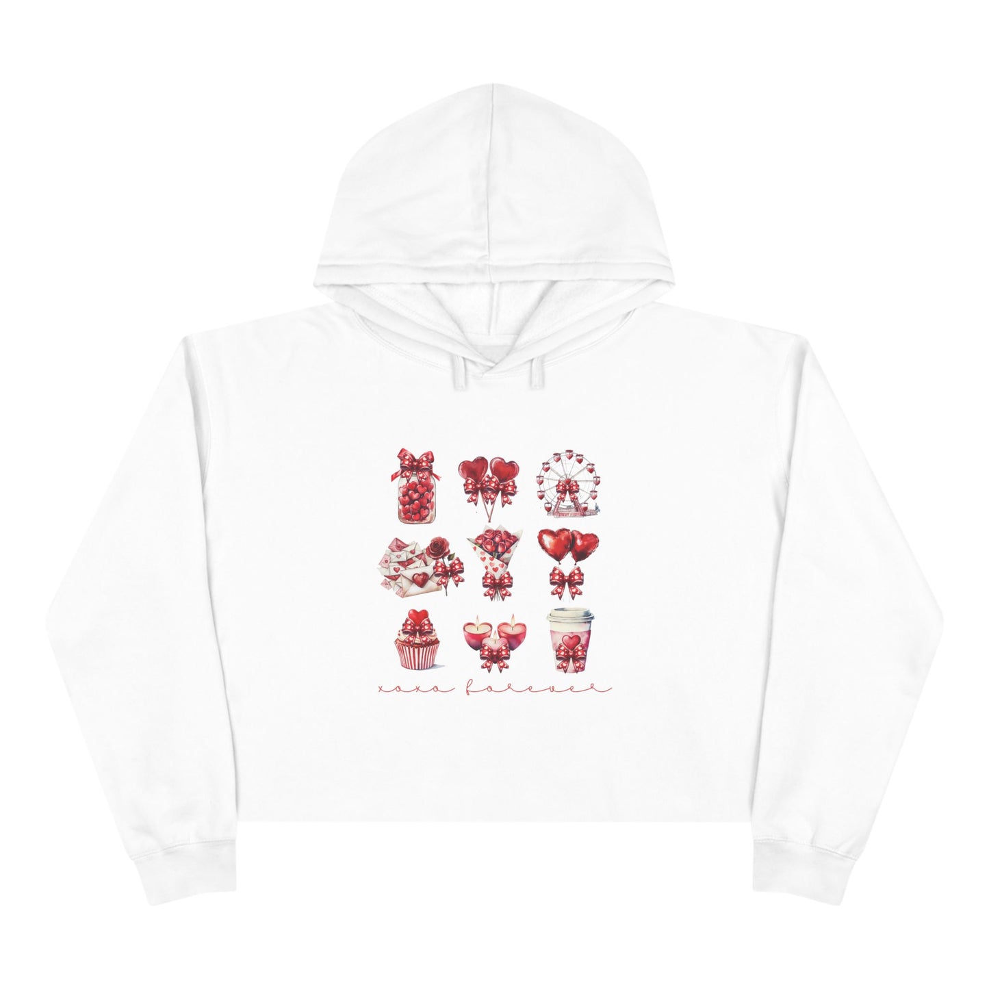 XO Forever Crop Hoodie