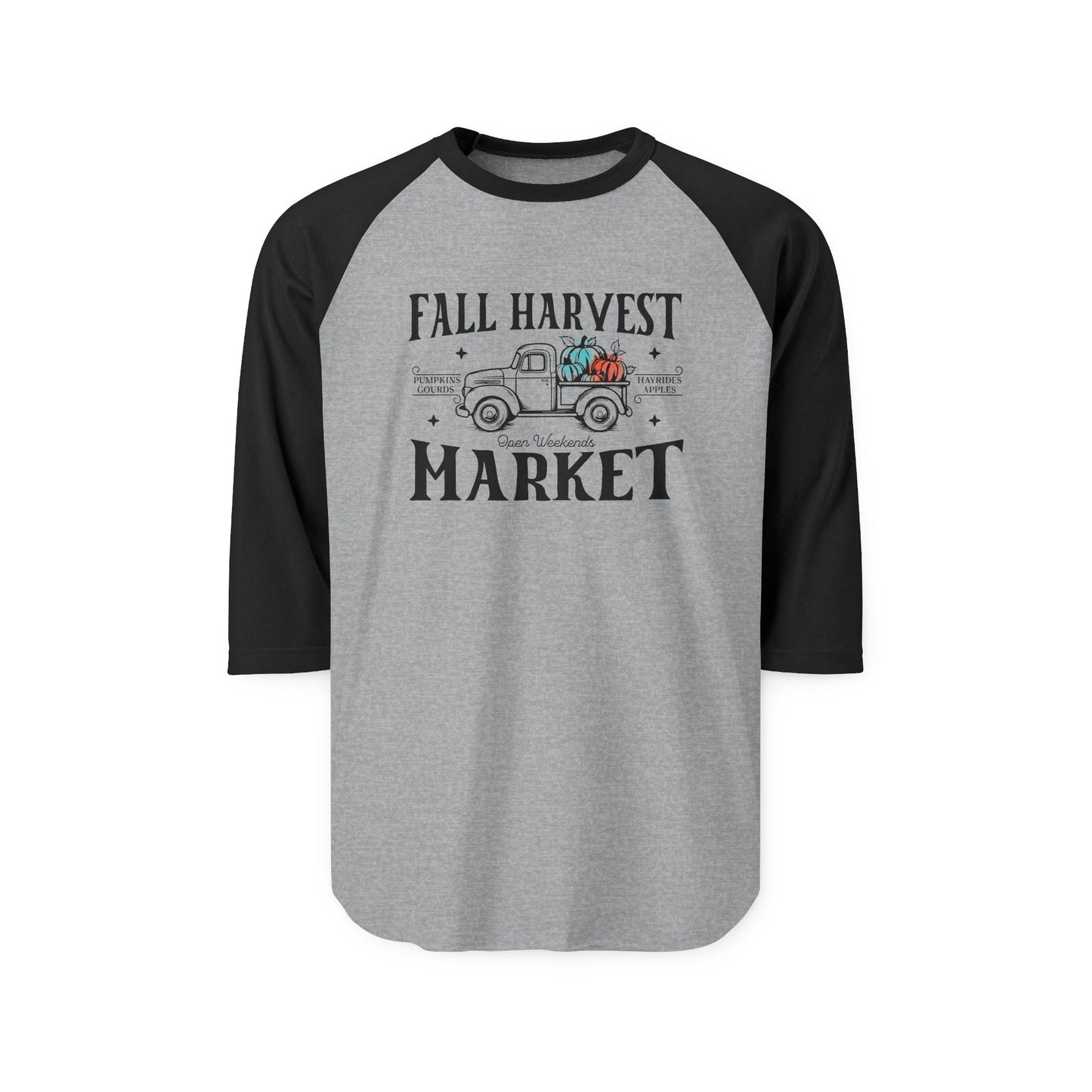 Fall Harvest Market Baseball Tee