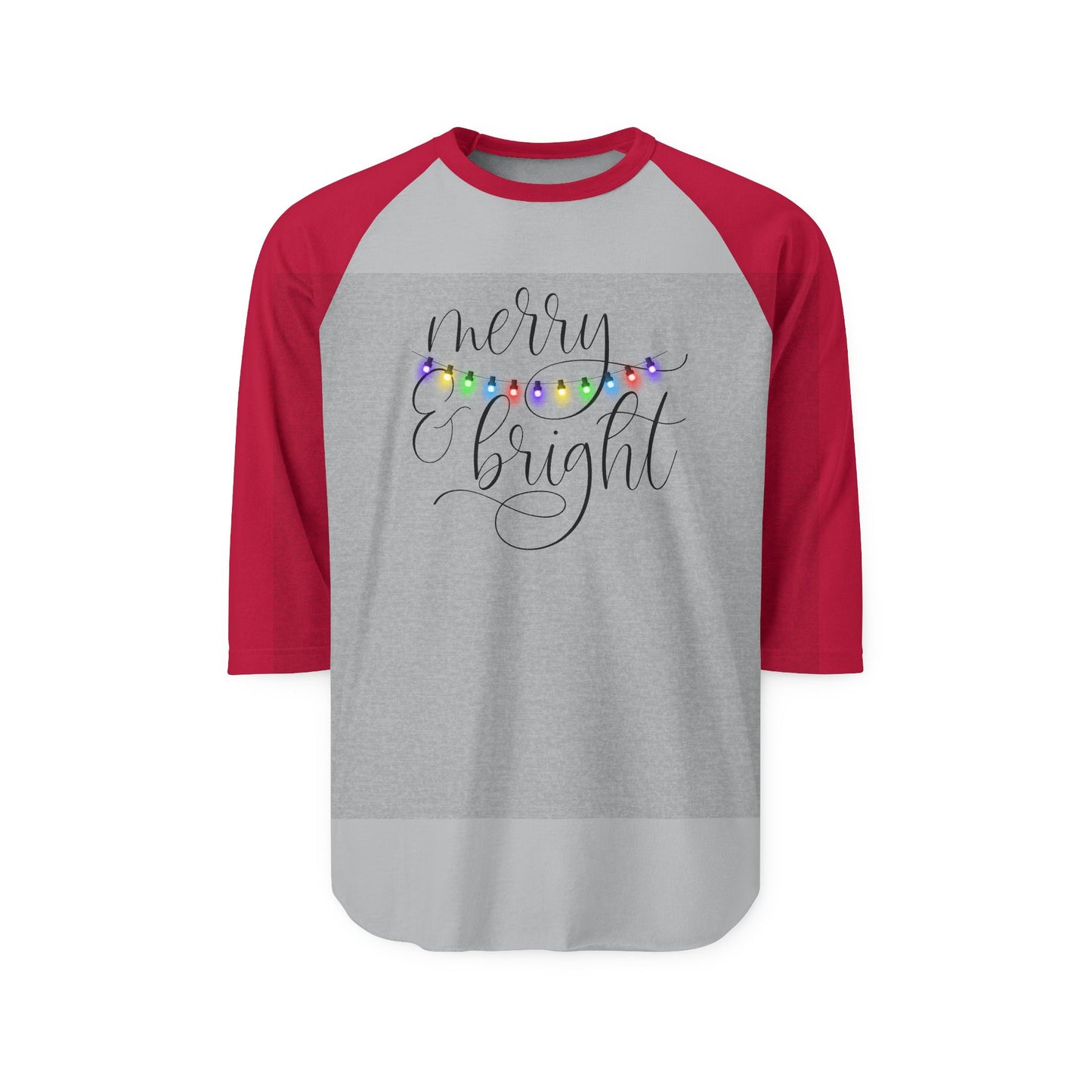 Merry & Bright Baseball Tee