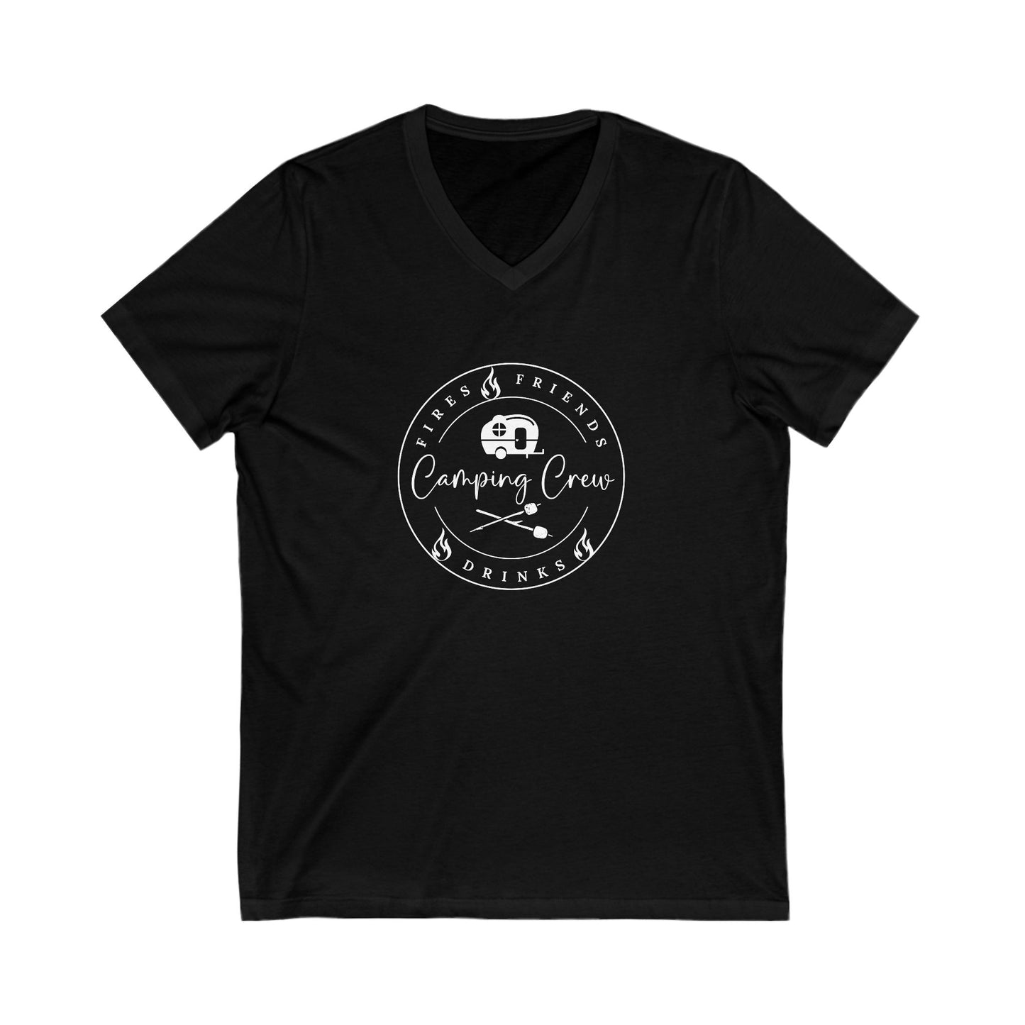 Camping Crew V-Neck Tee