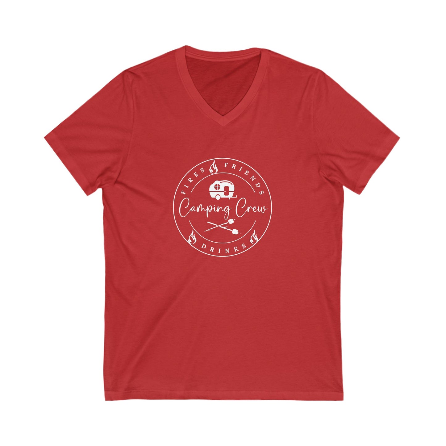 Camping Crew V-Neck Tee