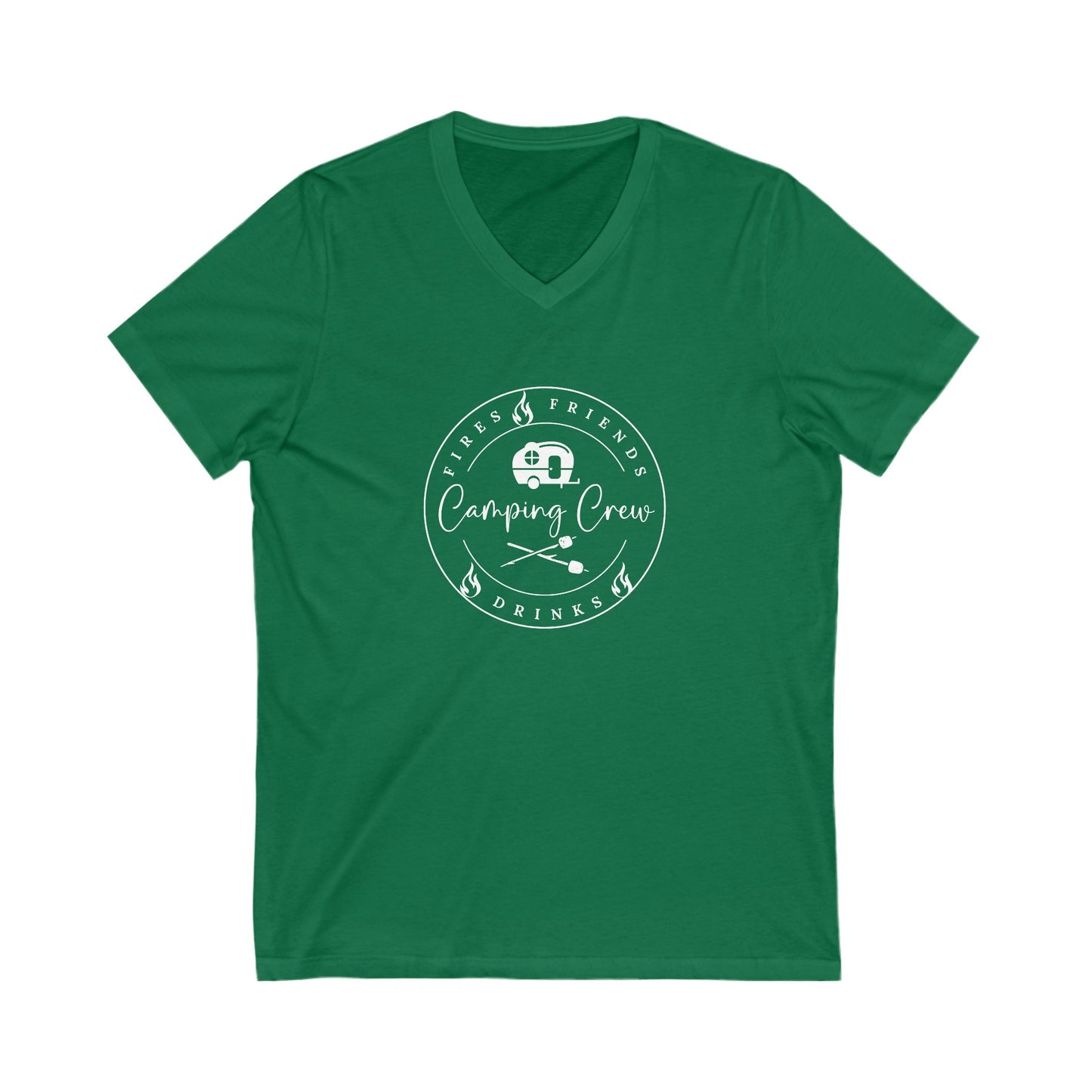 Camping Crew V-Neck Tee
