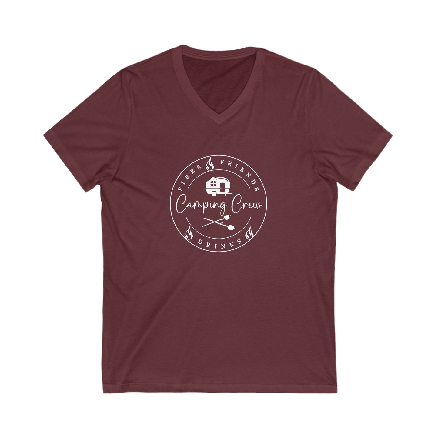 Camping Crew V-Neck Tee