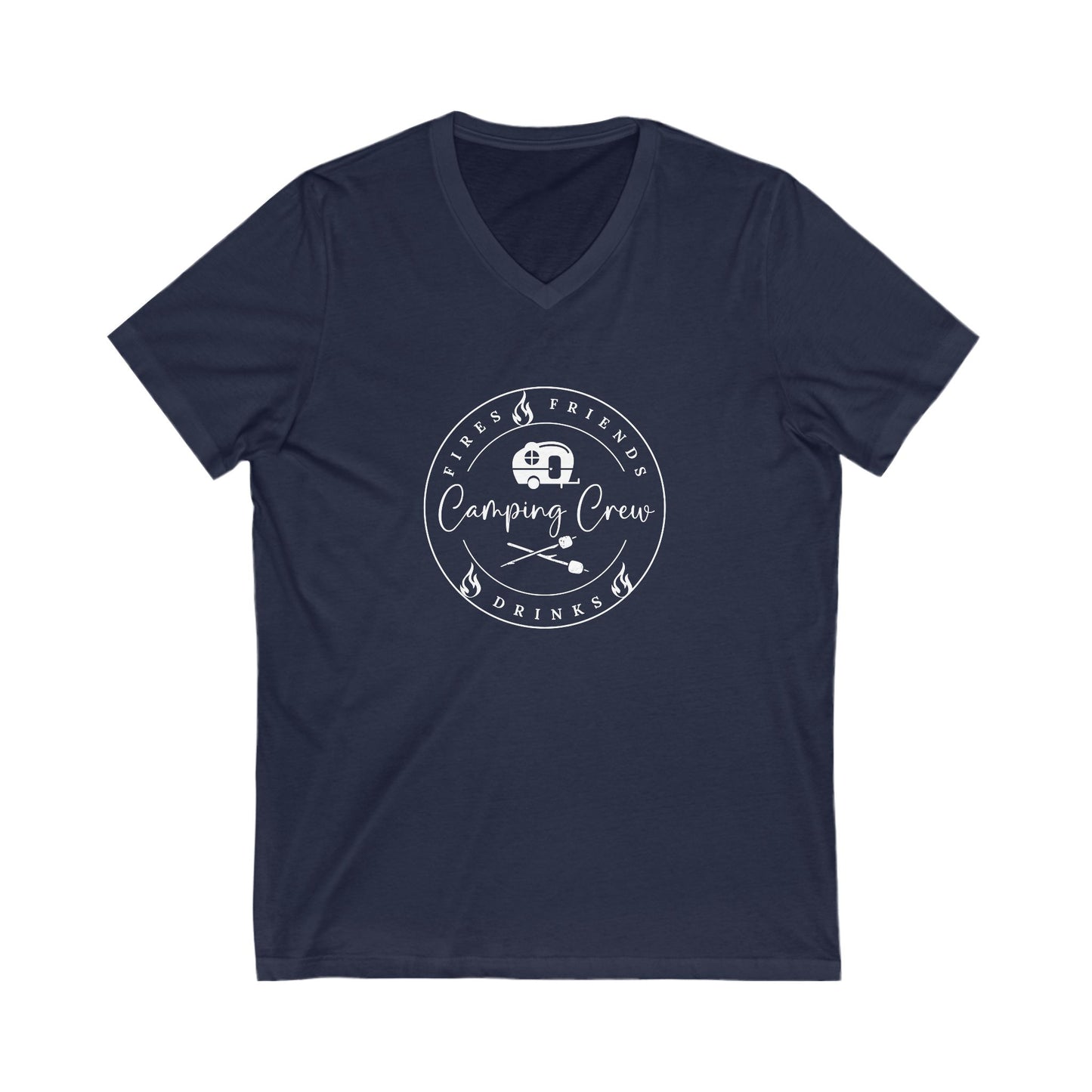 Camping Crew V-Neck Tee
