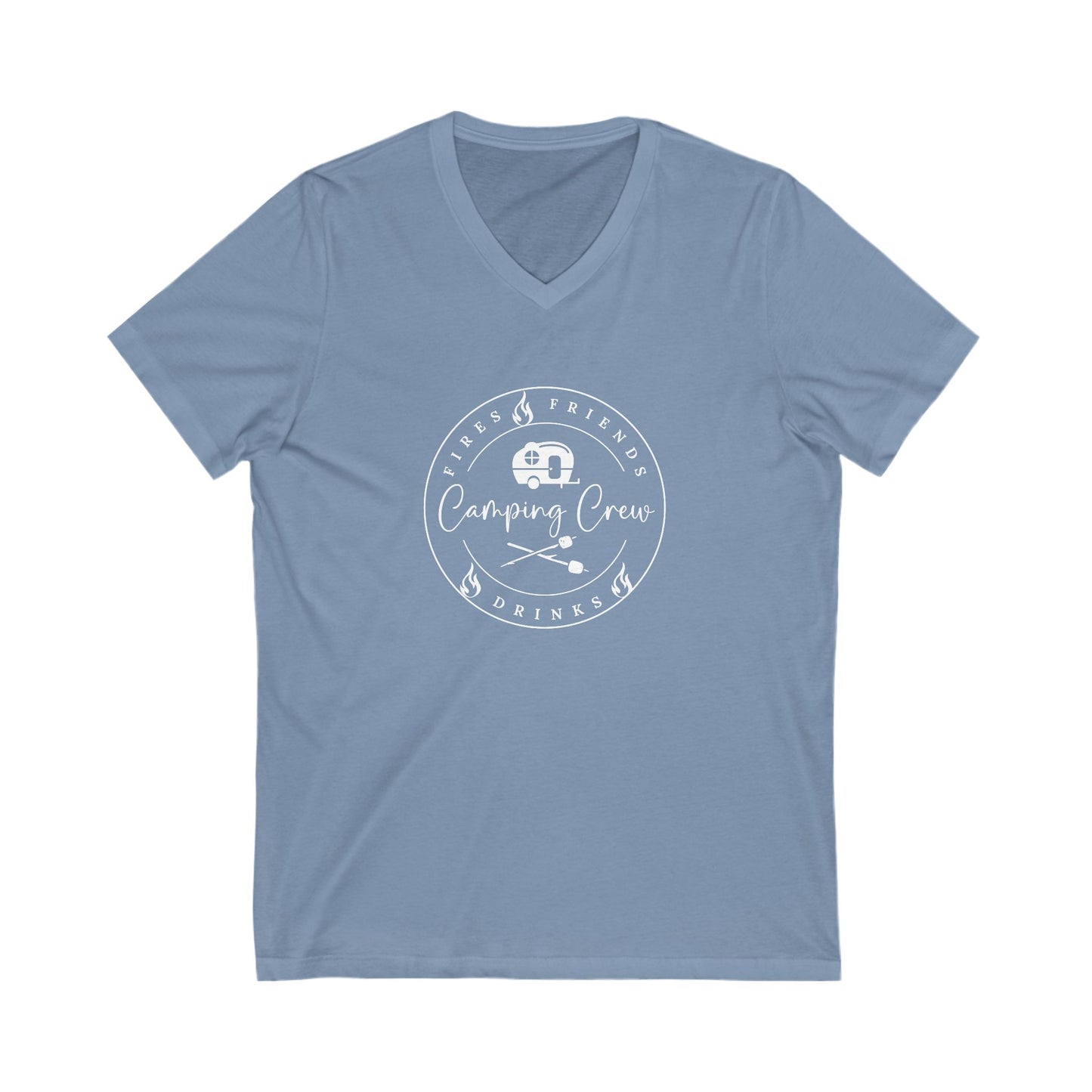 Camping Crew V-Neck Tee