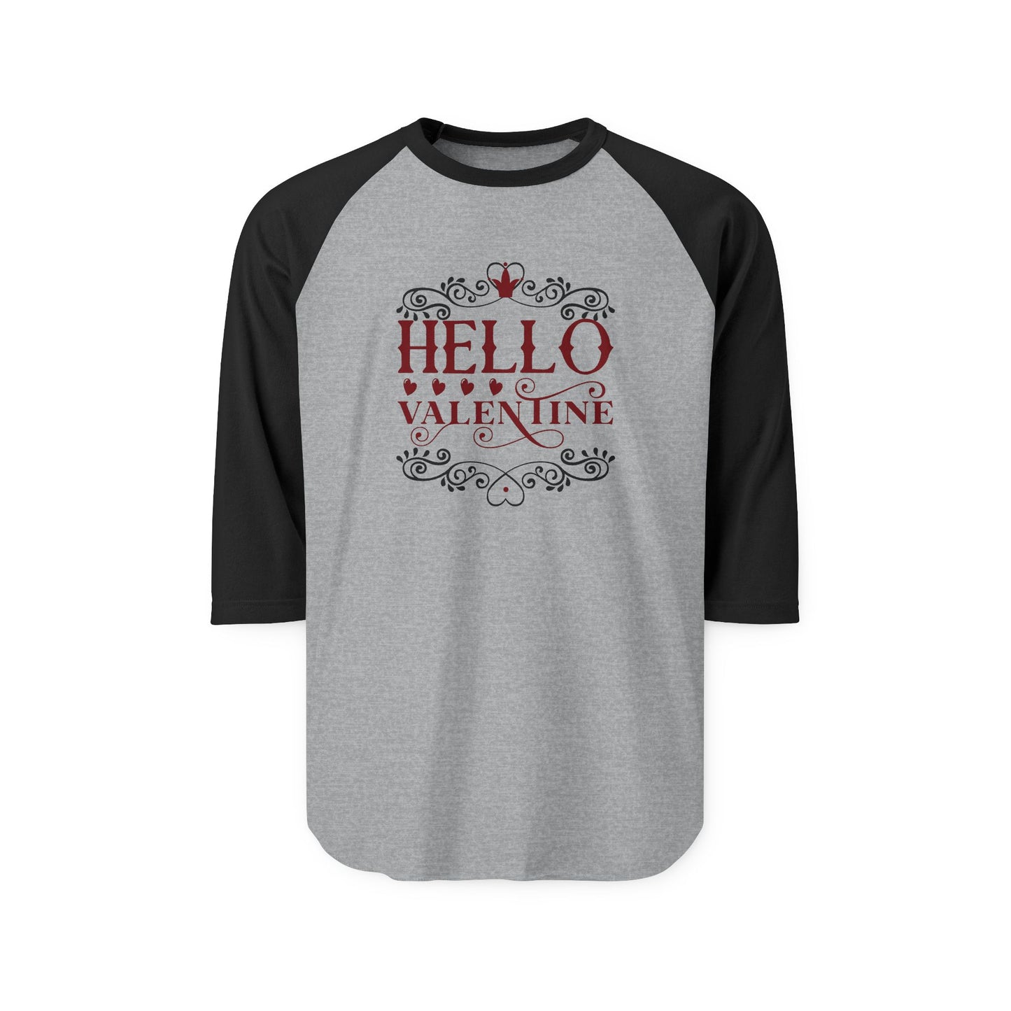 Hello Valentine Baseball Tee
