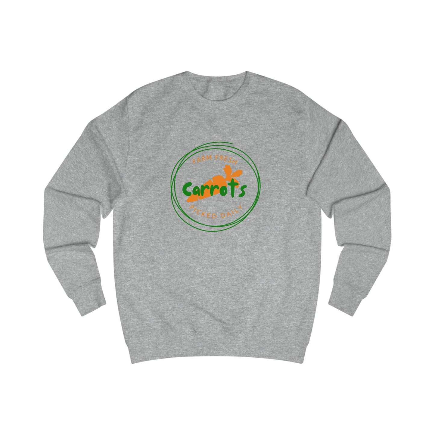 Farm Fresh Carrots Crewneck Sweatshirt