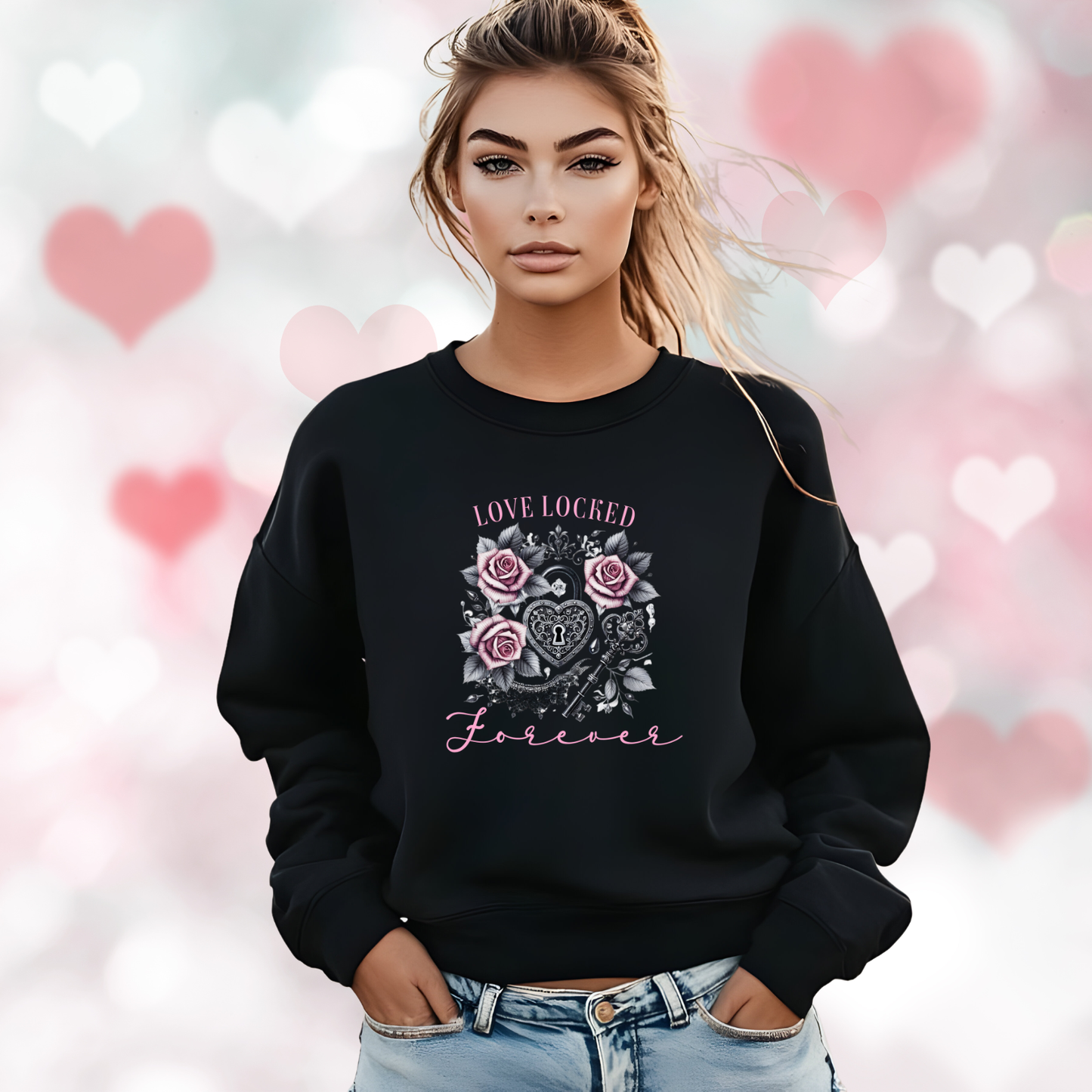 Love Locked Forever Crewneck Sweatshirt