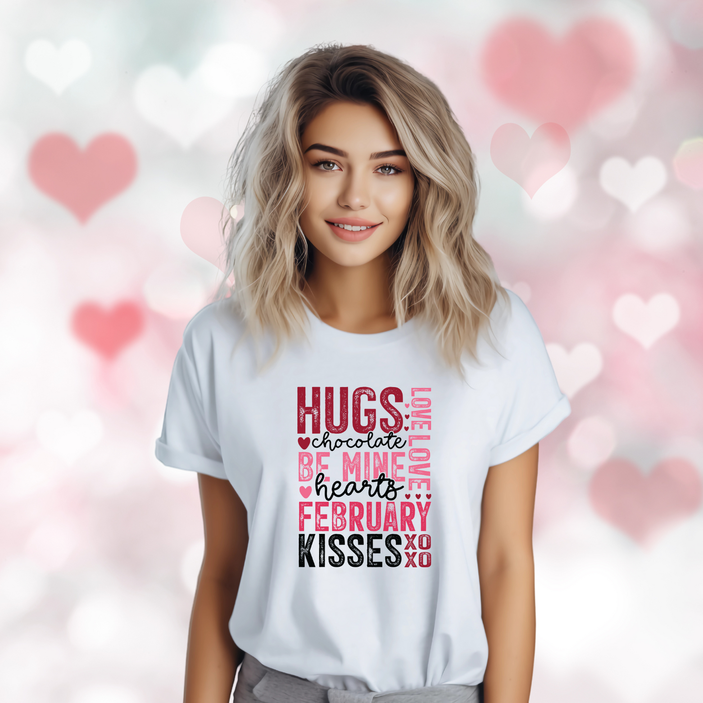 Valentine Typography T‑Shirt