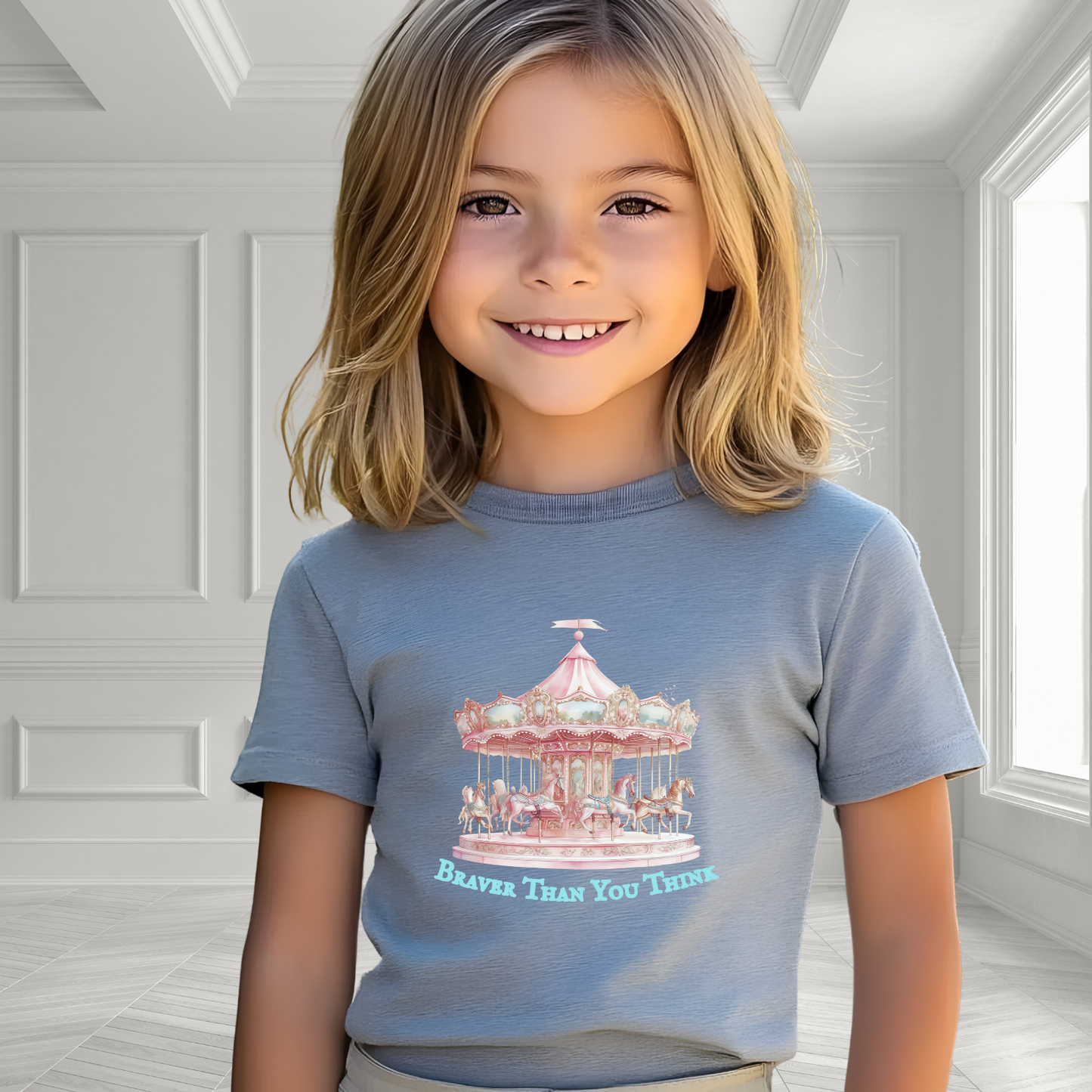 Braver Than You Think Kid's T-Shirt
