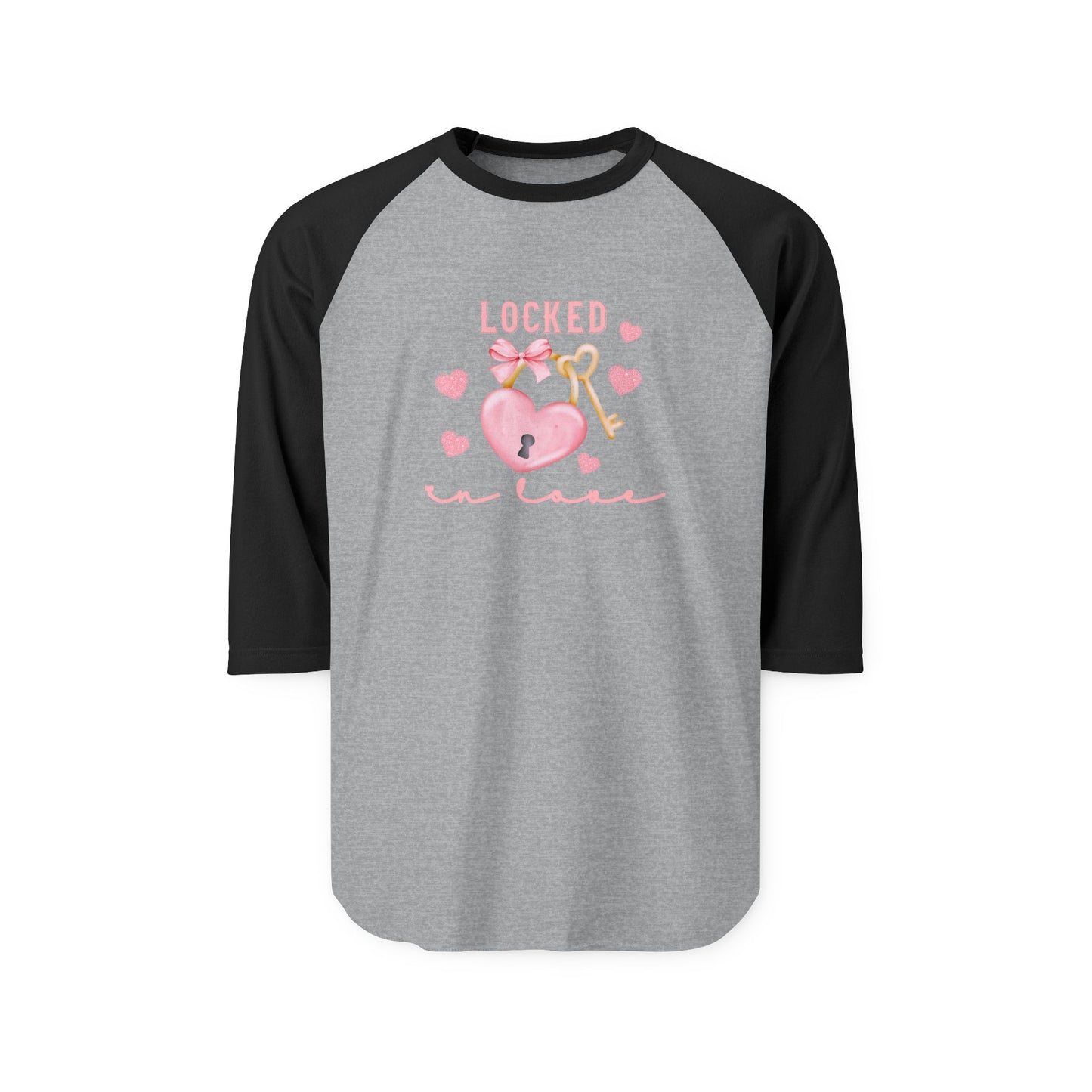 Locked in Love Baseball Tee