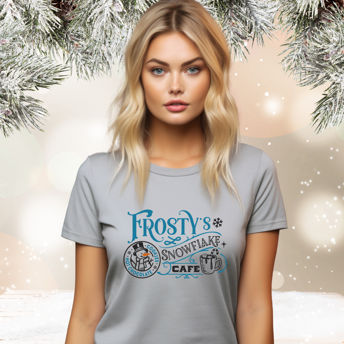 Frosty’s Snowflake Cafe T‑Shirt